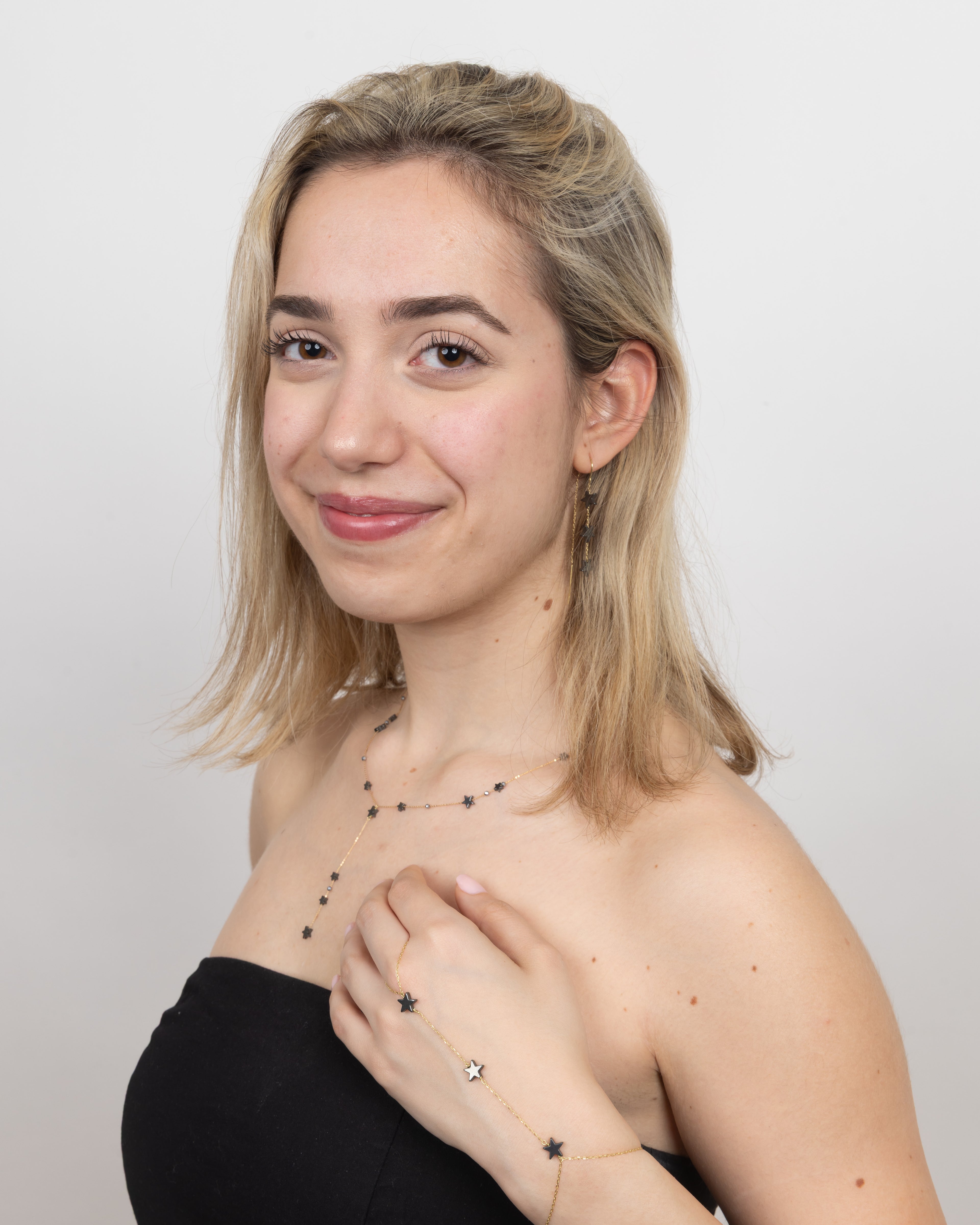 Black Star Hand Chain