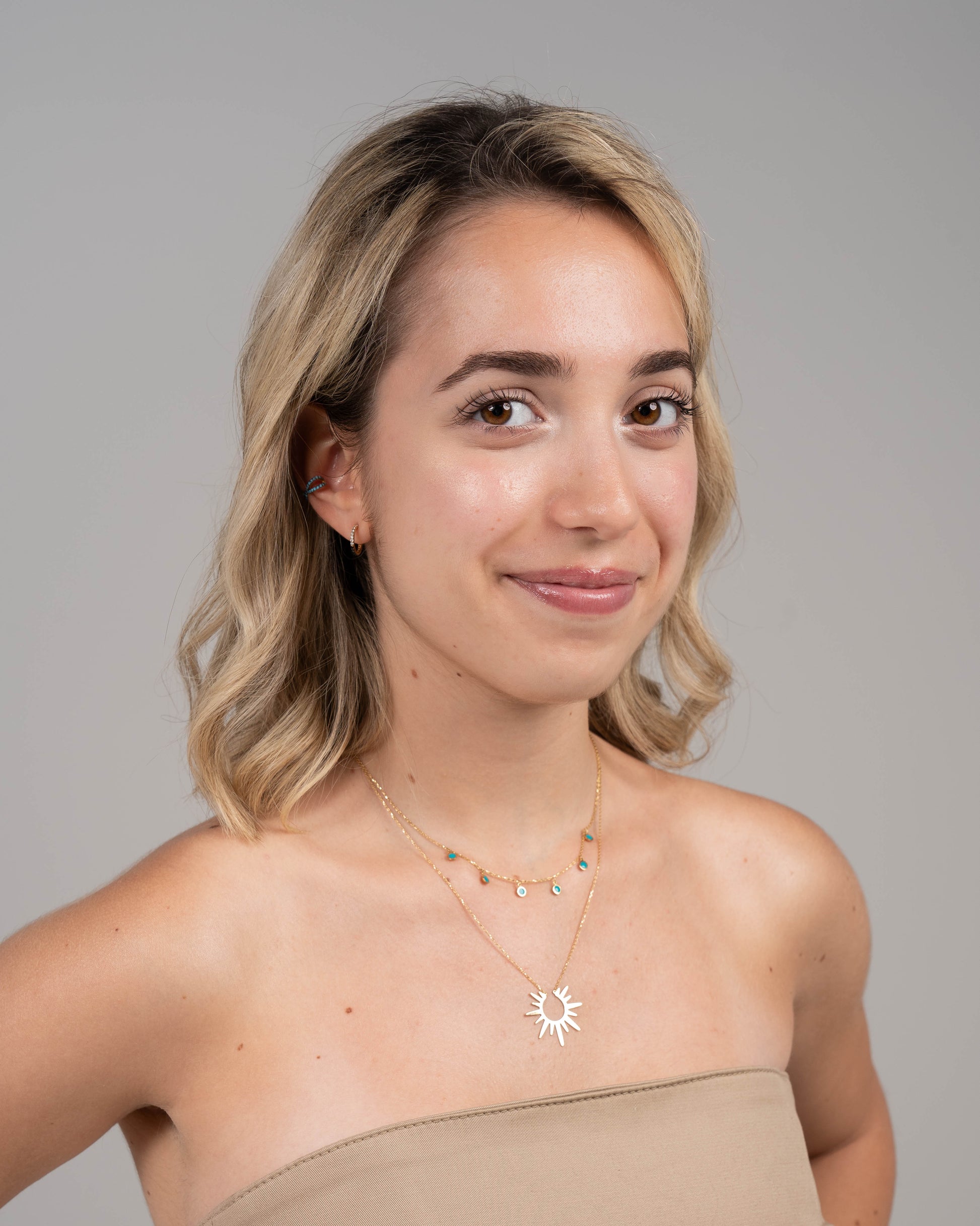 Gold Sun Necklace
