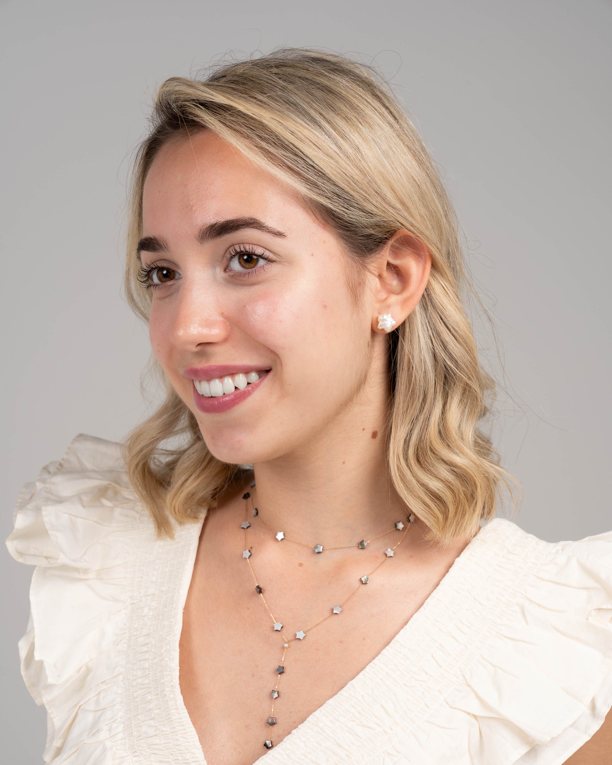 Star Pearl Earrings