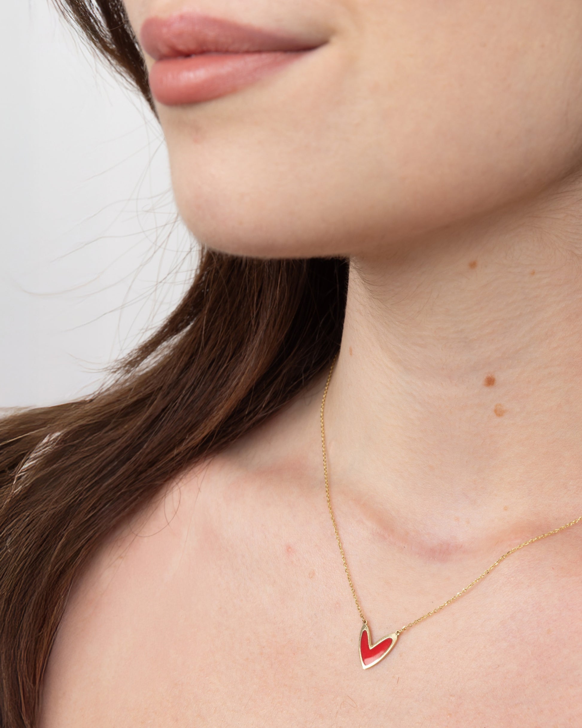 Red Heart Necklace