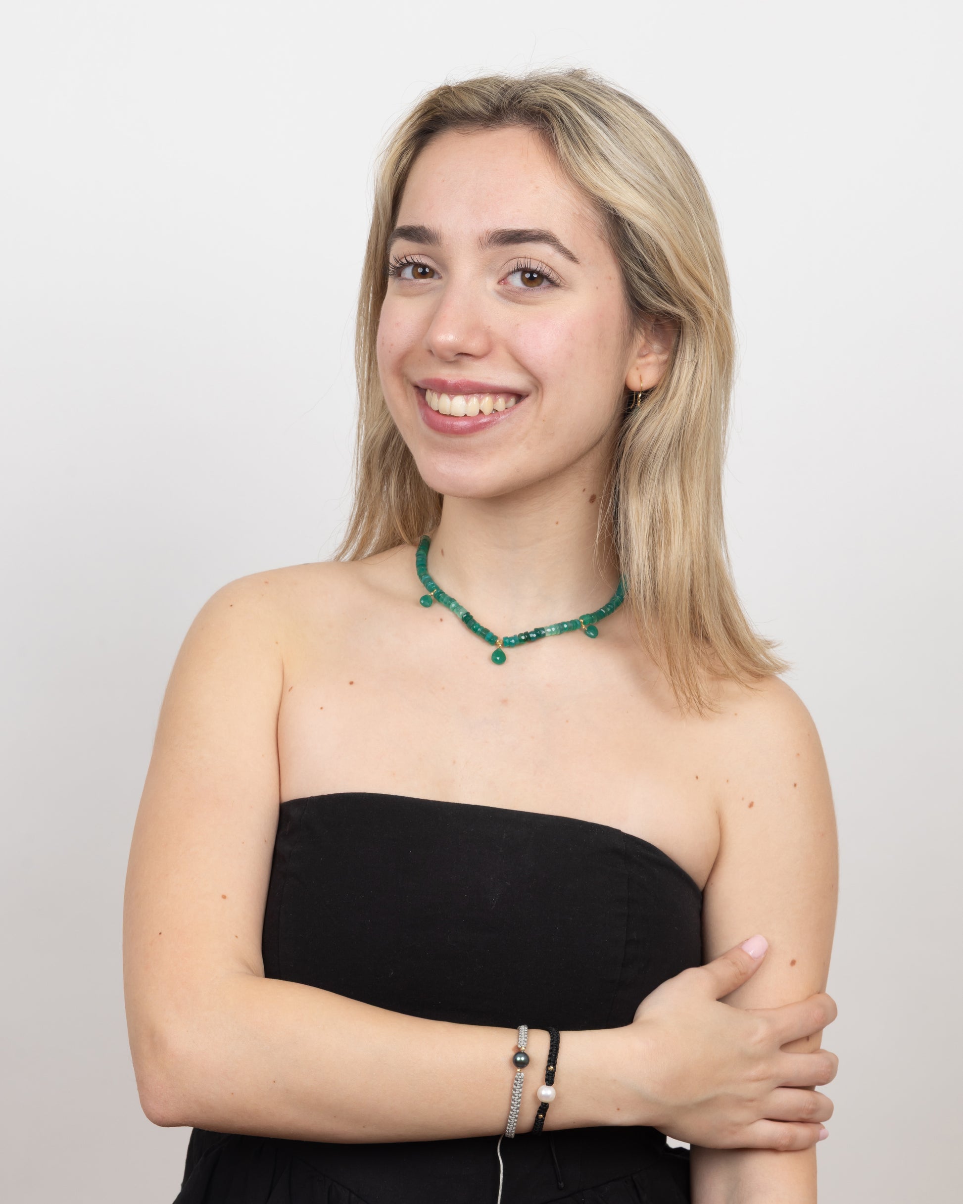 Green Semi Precious Necklace