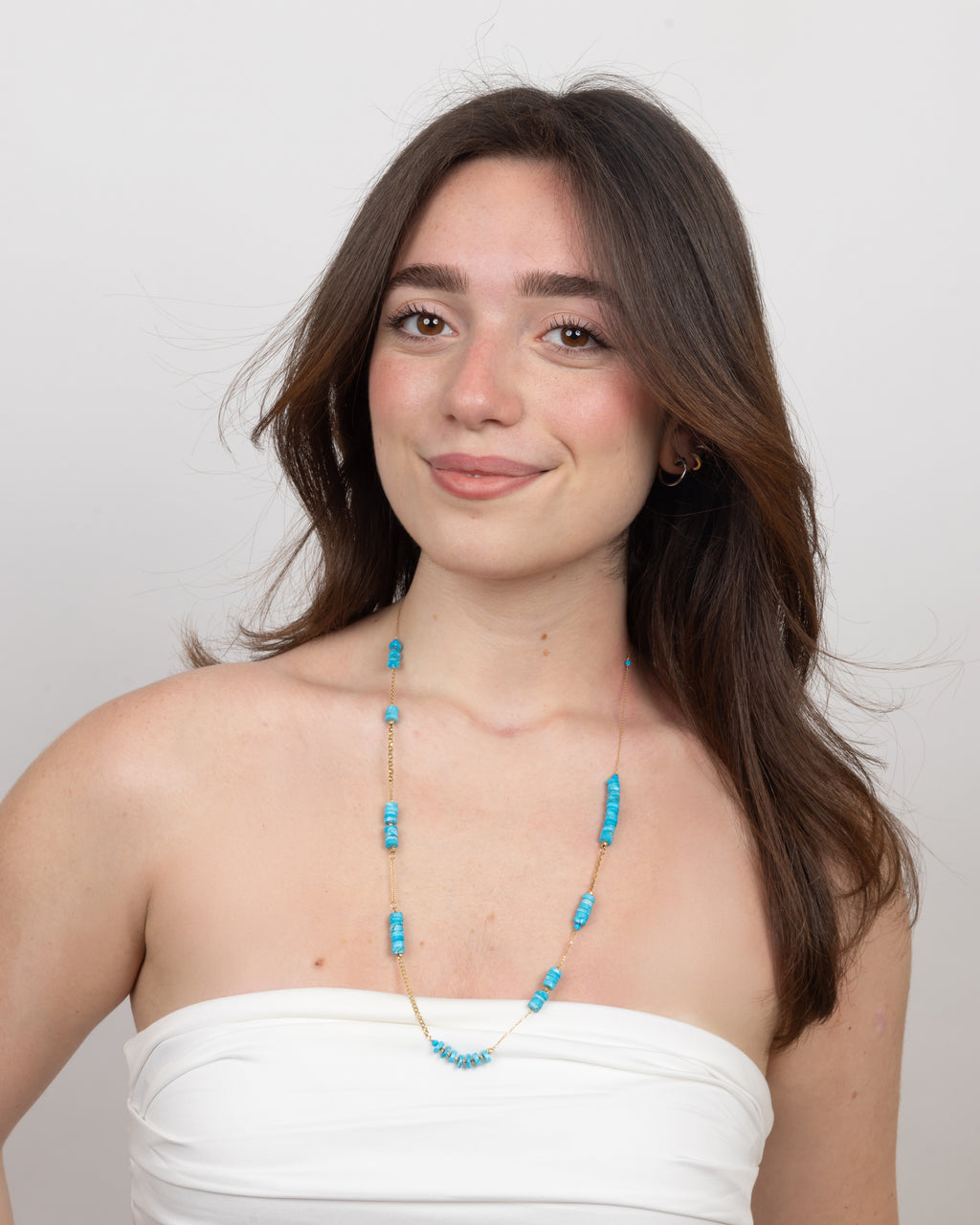 Turquoise & Gold Necklace