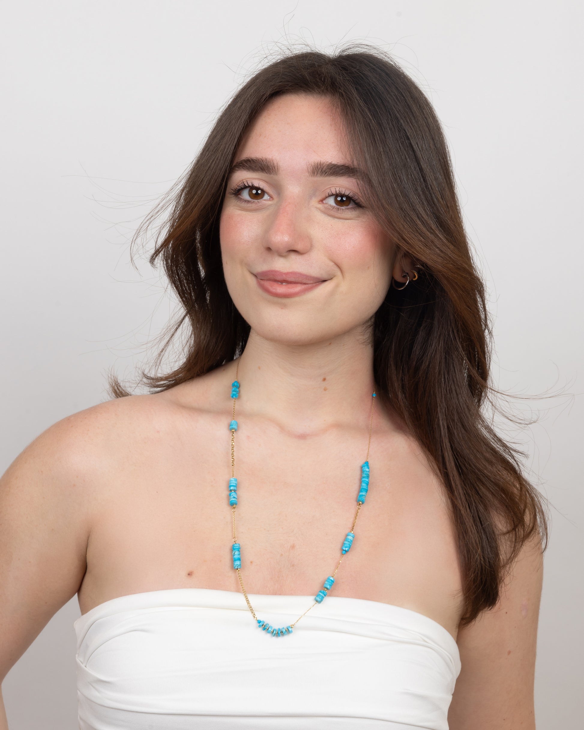 Turquoise & Gold Necklace