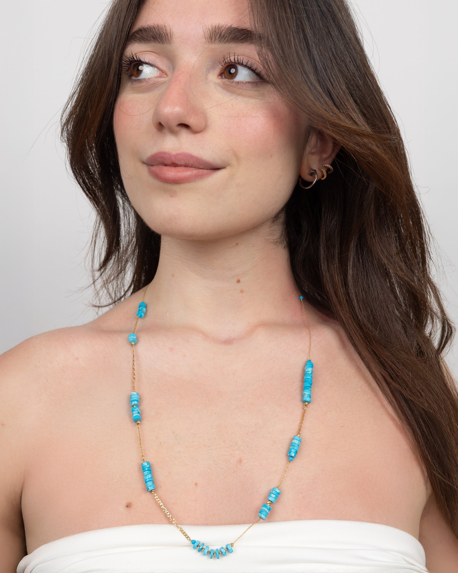 Turquoise & Gold Necklace