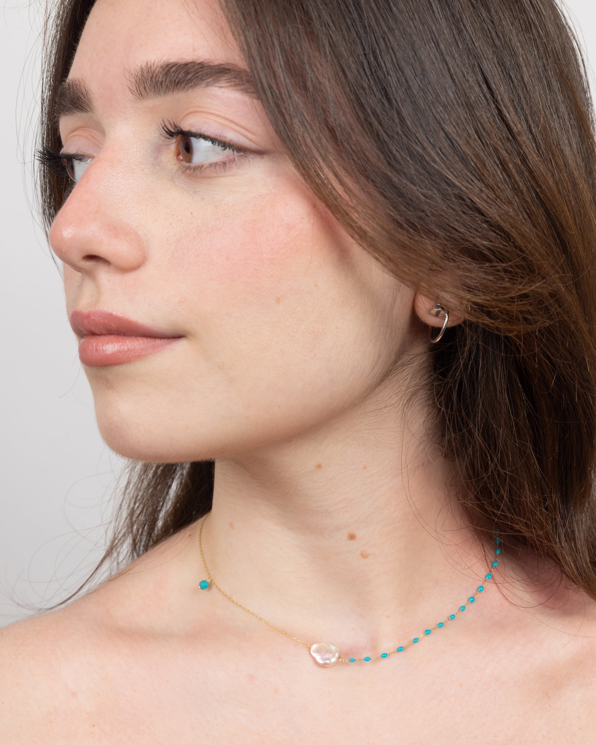 Pearl & Turquoise Necklace