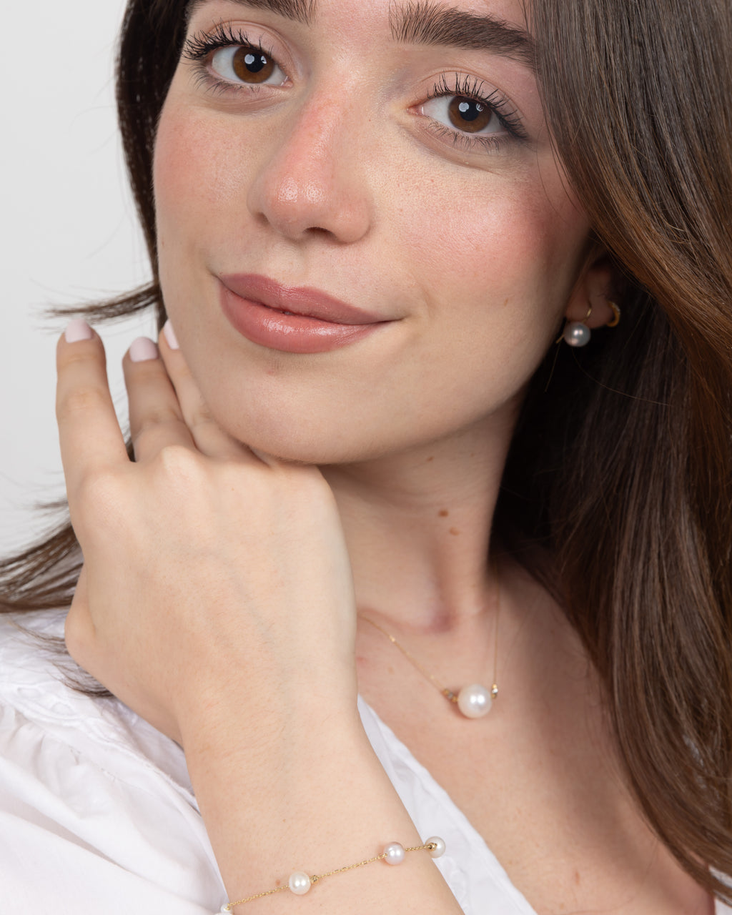 Gold & Pearl Necklace