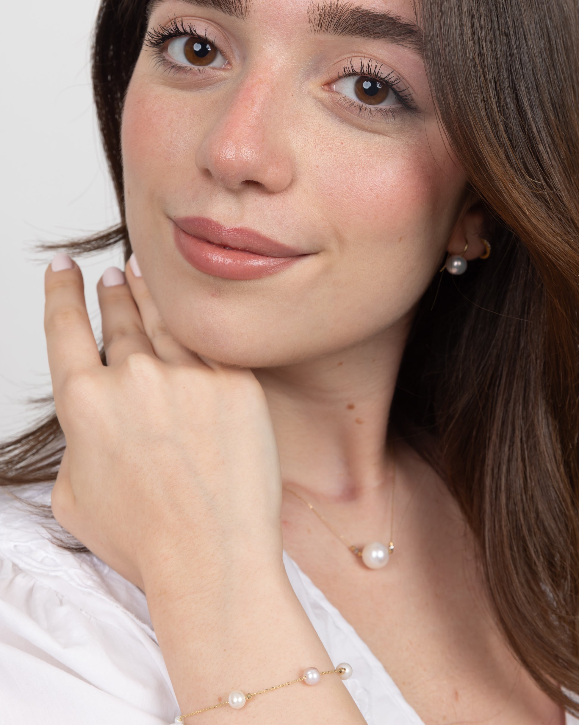 Gold & Pearl Necklace