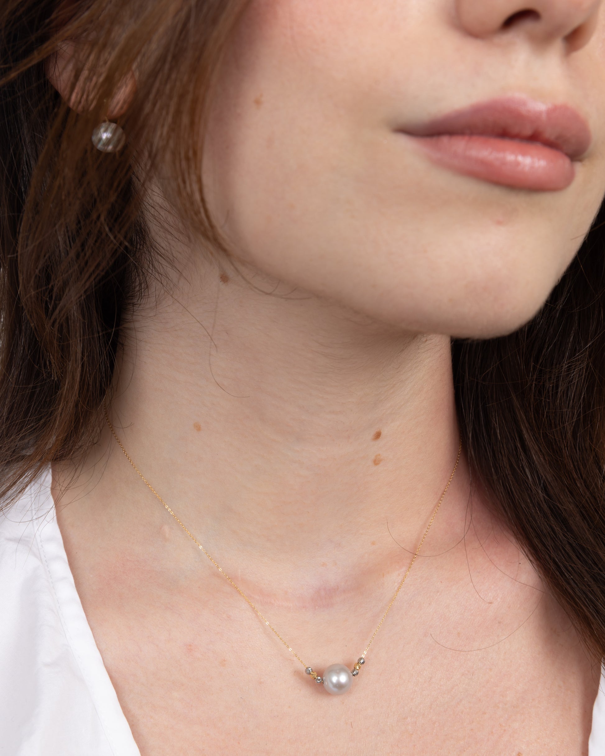 Gold & Pearl Necklace