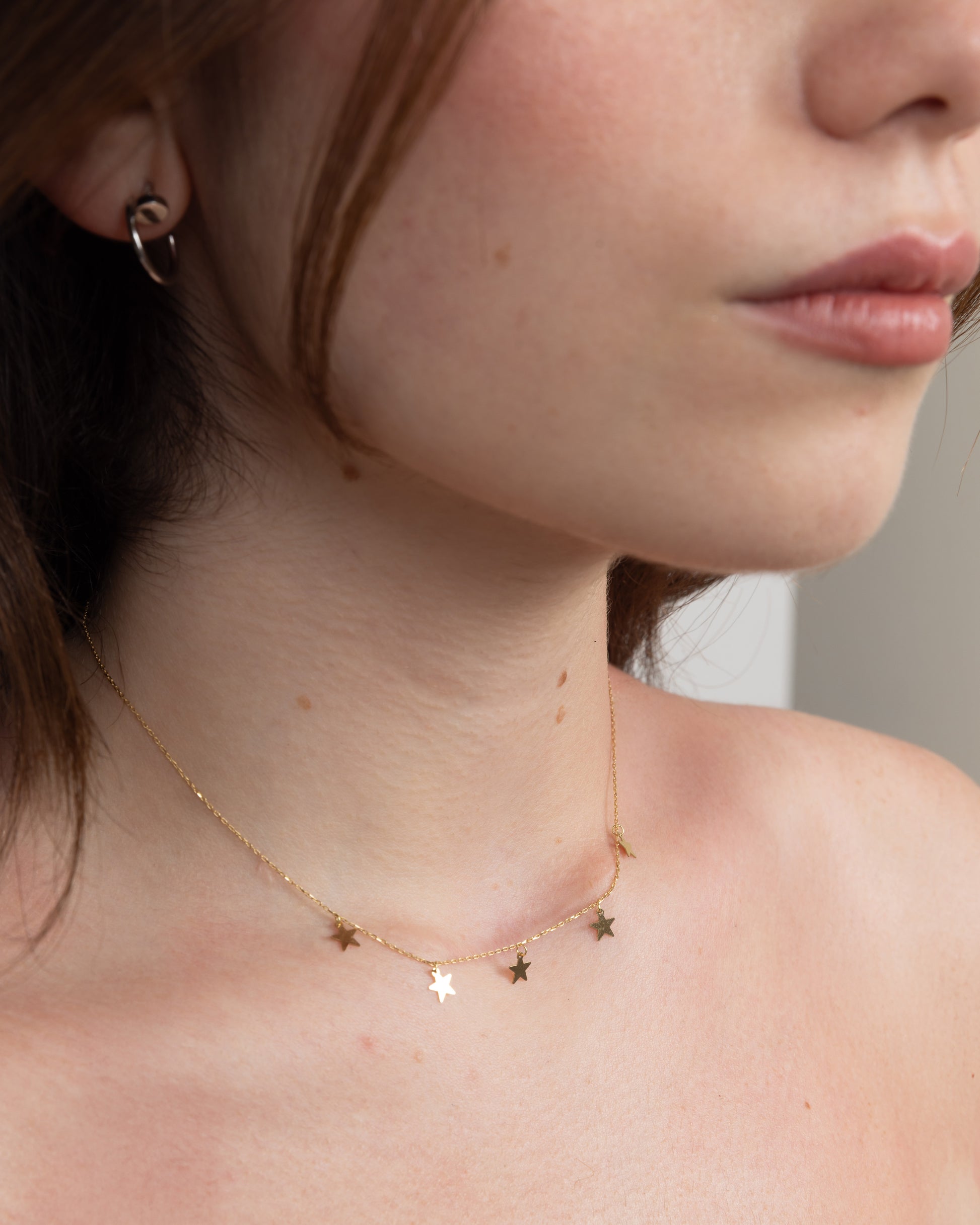 Gold Star Necklace