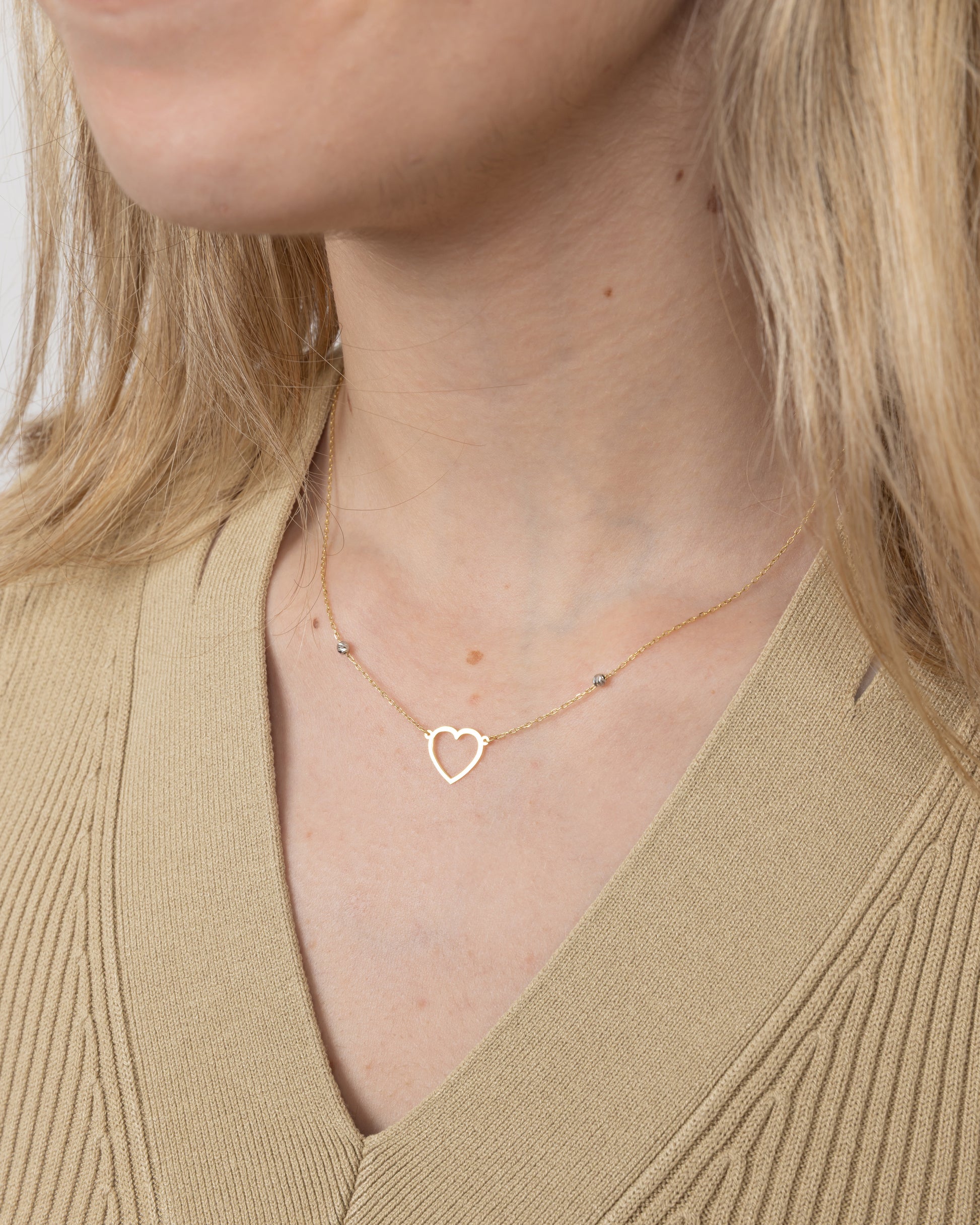 Gold Heart Necklace